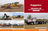 Edmonton, AB · For up-to-date listings visit rbauction.com Oct 28–Nov 0, 2309 (Mon–Fri) Edmonton, AB 3 3 – Caterpillar D6D John Deere 750J LGP w/Midwestern M560 1 of 2 –