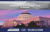 Bureau of Medical Cannabis Regulation - Proposition 64 ...Proposition 64, which decriminalizes the cultivation, possession, and use of cannabis for nonmedical purposes. Some quick