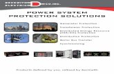 POWER SYSTEM PROTECTION SOLUTIONSPOWER SYSTEM PROTECTION SOLUTIONS Products defined by you, refined by Beckwith Generator Protection Transformer Protection Distributed Energy Resource