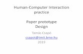 Human-Computer Interaction practice Paper prototype UXPin Prototyping Collaborative interface design