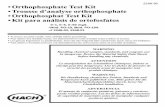 •Orthophosphate Test Kit •Trousse d’analyse orthophosphate ... · El manejo de sustancias químicas, patrones y reactivos, puede resultar peligroso. Lea las fichas de informaciones