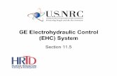 GE Electrohydraulic Control (EHC) System(EHC) System · turbine trip signals relay trip valve to ehc fluid reservoir stop valve operators (4) intermediate stop valve operators (6)