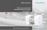 Pharmaceutical Diaphragm Pumps - tapflo.com...The Tapflo Air Operated Diaphragm Pump range is a complete series of pumps for industrial applications. The pumps are designed to be safe,