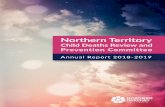 Child Deaths Prevention Committee Annual Report …...NT Child Deaths Review and Prevention Committee Annual Report 2018‑19 i List of tables Table 1: Number of child deaths by age