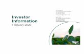 Investor Information Deck Feb 2020 - SNL,qyhvwphqw 7khvlv /rqj whup ghpdqg jurzwk gulyhq e\ joredo srsxodwlrq dqg lqfrph jurzwk 0rvdlf kdv orqj olyhg kljk txdolw\ orz frvw dvvhwv wr