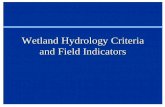 Wetland Hydrology Criteria and Field Indicatorsdec.vermont.gov/sites/dec/files/wsm/wetlands/docs/Wetland Hydrologic Criteria and Field...Criteria for Wetland Hydrology ... The portion