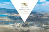 SUKARI GOLD MINE/media/Files/C/Centamin... · • Generated positive cash flow of US$36.1m, throughout operationally challenging quarters • Maintained strong and flexible balance