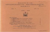 Bulletin of the Massachusetts Archaeological Society, Vol ... · BULLETIN OF THE MASSACHUSETTS ARCHAEOLOGICAL SOCIETY VOL. V APRIL, 1944 CONTD'1'8 ... In other words, when we find