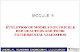 Lecture 6: Trickle Beds · 2018-03-20 · Packed catalyst beds with two phase flow are used in many heterogeneous catalytic processes. Models evolved from empirical with experimental