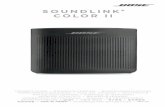 SOUNDLINK COLOR II - Abt Electronics · Contact your local Bose retailer or other qualified professional for removal. Bose Corporation hereby declares that this product is in compliance