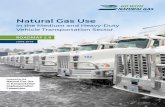 Natural Gas Use - Natural Resources Canada · pounds per square inch (psi), reducing the volumes ... in 2016, accounting for 25% of Canada’s total domestic emissions. Light-duty