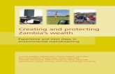 Creating and protecting Zambia’s wealth - CBD · Creating and protecting Zambia’s wealth Aongola et al. Lubinda Aongola, Stephen Bass, Juliana Chileshe, ... facilitated by the