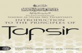 Introduction to The Principles of Tafsir By Ibn Taymiyyah ... · an expianation of shaykh al-islam ibn taymiyyah's introduction to the principles of tapsìr shaykh muhammad ibn salih