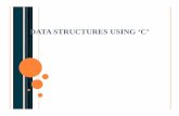 DATA STRUCTURES USING ‘C’ - ggn.dronacharya.info · DATA STRUCTURES USING ‘C’ Lecture-8 Data Structures. 11.3 Define a record as a data structure and how it is used to store