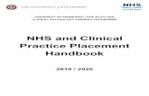 NHS and Clinical Practice Placement Handbook · 2019-10-11 · P2.3 Private Study Time ... Practitioner Psychologists (2015) on qualification. Trainees are also required to adhere