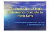 High Performance Concrete In Hong Kong (new v4) · —formance Concrete In Hong Kong ... ising supplementary cementitious aterials 25 - PFA or 60 GGBS plus 5% — 10% condensed silica