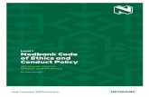 Level 1 Nedbank Code of Ethics and Conduct Policy · 1 The Nedbank Group view on ethical conduct 1.1 Structure of the Nedbank Code of Ethics and Conduct 1.2 What Mike Brown, our Chief