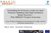 Extending the Process Limits of Laser Polymer Welding with High-brilliance … · 2014-09-22 · Extending the Process Limits of Laser Polymer Welding with High-brilliance Beam Sources