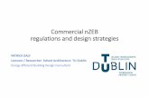 Commercial nZEB regulations and design strategies · Ventilation (ACMV) ACMV Controls Insulation of Storage Vessels, Pipes and ducts Artificial Lighting QUALITY and COMMISSION Insulation