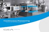 Continuous Processing · MODUL Tablet Press ConsiGma® CDB 1 Powder Dosing & Blending Process Chain Powder Dosing The accurate dosing of powdered excipients is a key and critical