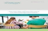 Improving College and Career Outcomes of Low-Performing ... · The Hamilton Project • Brookings 1 Improving College and Career Outcomes of Low-Performing High School Students ...