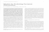 Models for Predicting Pavement Deteriorationonlinepubs.trb.org/Onlinepubs/trr/1989/1215/1215-001.pdf · TRANSPORTATION RESEARCH RECORD 1215 Models for Predicting Pavement Deterioration