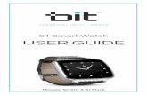 S1 Smart Watch USER GUIDE...Important - SYNC Procedure Charging S1 Watch Managing Audio Connect to Bluetooth Device Frequently Asked Questions 3 3 4 4 4 14 15 21 21 Please note: all
