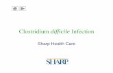 Clostridium difficile Infection - Sharp HealthCare · 2016-06-15 · Clostridium Difficile Infection 7 Scope of Practice The assessment and testing process for patients at risk for