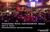 CHICAGO RITA HAYWORTH GALAMay 9, 2020 • Hilton Chicago The Chicago Rita Hayworth Gala will recognize key leaders in the Chicago Alzheimer’s community whose support, leadership