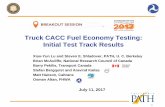 Truck CACC Fuel Econ Test 063017 7 Test Procedures â€¢ Synchronized operation of 3 trucks using CACC