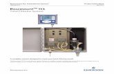 RosemountTM TCL - Emerson · The Rosemount TCL total chlorine system consists of a sample conditioning system, a reagent carboy, a sensor, and a transmitter. Reagent kits for 0 to