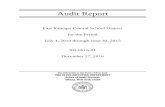 East Ramapo School District - New York State …...Audit Report East Ramapo Central School District for the Period July 1, 2010 through June 30, 2015 SD-0516-01 December 27, 2016 The