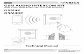 4000 Series GSM Audio Intercom with Proximity GSM4K GSM4KC · 2017-11-27 · ENUK - V1.4 - 25/01/17 5 4000 Series GSM Audio Intercom - Technical Manual 4000 Series GSM Audio Intercom