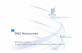 TISC Resources · 2017-03-14 · TISC Resources Muscat March 20, 2017 Mussadiq Hussain Program Officer, Innovation and Technology Support Section. Publications TISC Implementation