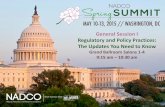 General Session I Regulatory and Policy Practices: The ......Subpart A, Chapter 1, Paragraph IV. 13 . ... Subpart A, Chapter 1. , Paragraph III.C. 504 CDCs: Subpart A, Chapter 3.,Paragraph