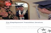 Pre-Employment Transition Services - TennesseeWorks · 2017-08-14 · 5 Pre-Employment Transition Services Three Phase Approach When implementing new service delivery within a large