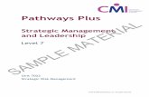 Strategic Management SAMPLE MATERIAL and Leadership/media/Angela-Media... · Strategic Risk Management 8 Qualification structure There are three qualifications available: CMI Level