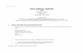 FOIA ANNUAL REPORT - NASA · FOIA ANNUAL REPORT FOR October 1, 2013 THROUGH September 30, 2014 October 2014 The following Annual Freedom of Information Act report covers the Period