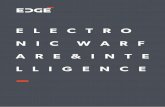 ELECTRO NIC WARF ARE &INTE LLIGENCE Warfare & Intelligence... · Our fast-developing Electronic Warfare & Intelligence cluster delivers leading-edge solutions focused on the radio