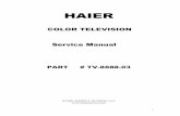 HAIERrtellason.com/manuals/TV-8888-03.pdf · 2015-07-23 · PART # TV-8888-03 HAIER AMERICA TRADING, LLC . 2 Table Of Contents Contents 2 ... The parts identified by many electrical