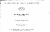 ASSOCIATION OFINDIANUNIVERSITIES Report 2014.pdf · 2019-06-27 · 18. Himgiri Zee University, Dehradun 19. Shekhawati University, Sikar, Rajasthan The Governing Council at its 322nd