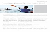 Huawei CDMA Realizes Your Successes in CDMA Industrymarket.huawei.com/hwgg/cebit2007-error/download/Huawei... · 2018-05-19 · HUAWEI TECHNOLOGIES CO., LTD. Huawei CDMA Realizes