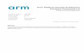 Arm® Platform Security Architecture Firmware Framework 1 · Application firmware The main application firmware for the platform, typically comprising a Real-Time OS (RTOS) and application