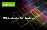 GPU-Accelerated Path 3D Rendering vs. Path Rendering Characteristic GPU 3D rendering Path rendering