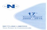  · NETTLINX LIMITED NOTICE NOTICE is hereby given that the 17th Annual General Meeting of the Members of M/S. Nettlinx Limited will be held at Hotel Anmol Continental,