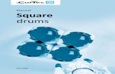Manual Square drums - CurTec · The drums must be stowed professionally and fixed in such a way that makes moving impossible. For the use of pallets, see instruction 6 (Palletisation).