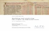 Building and analysing the corpus of Alfonsine texts · Reed (d. 1385), former fellow of Merton College and bishop of Chichester. It is a composite collection of texts and tables