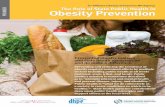 Tri-Affiliate Obesity Prevention Workgroup PRIMER The Role of … · delineate public health’s role in obesity prevention. To create conditions where people can be healthy, public