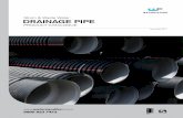 Storm & Waste Water DRAINAGE PIPE · Storm & Waste Water DRAINAGE PIPE PRODUCT CATALOGUE. ABOUT WATERS & FARR Established in 1954, Waters & Farr is a leading manufacturer of polyethylene
