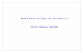 TOWN PANCHAYATH, NAGAMANGALA Public Disclosure Schedule · 10 Slum Improvement & Up-gradation 26-27 11 Urban Poverty Alleviation 28 12 Provision of urban amenities and facilities-